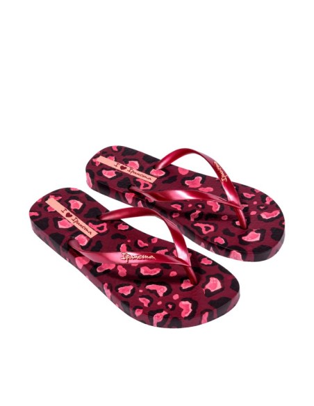 Ipanema Women's Animal Print Flip Flops Pink 83846BP657