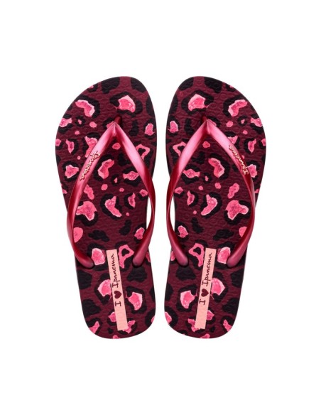 Ipanema Women's Animal Print Flip Flops Pink 83846BP657