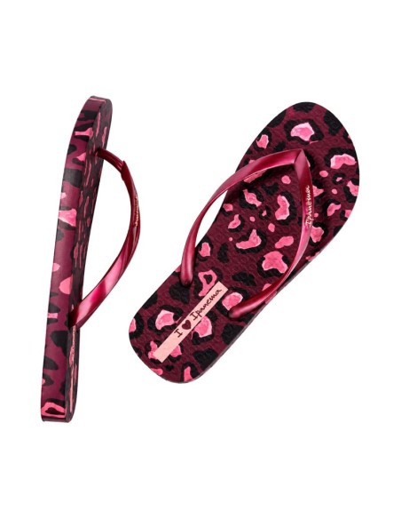 Ipanema Women's Animal Print Flip Flops Pink 83846BP657
