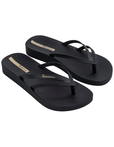 Ipanema women's flipflops Bossa Soft V comfortable black fashionable