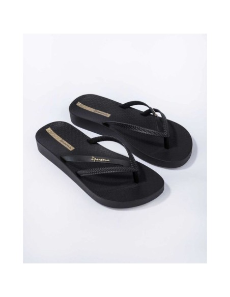Ipanema women's flipflops Bossa Soft V comfortable black fashionable