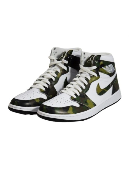 Air Jordan 1 High Golf Camo Men's Sneakers DQ0660300