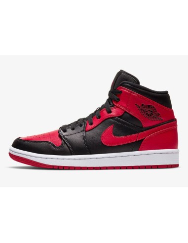 Air Jordan 1 Mid Banned Basketball Shoe 554724074