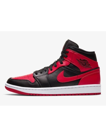 Air Jordan 1 Mid Banned Basketball Shoe 554724074