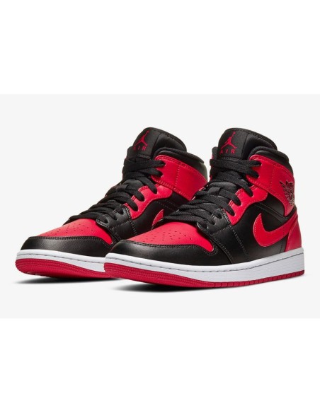 Air Jordan 1 Mid Banned Basketball Shoe 554724074