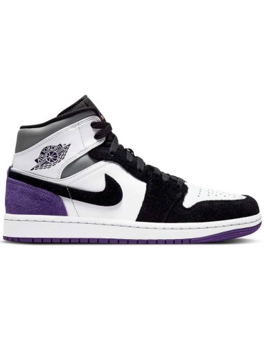 Air Jordan 1 Mid SE Varsity Purple Basketball Shoes 852542105