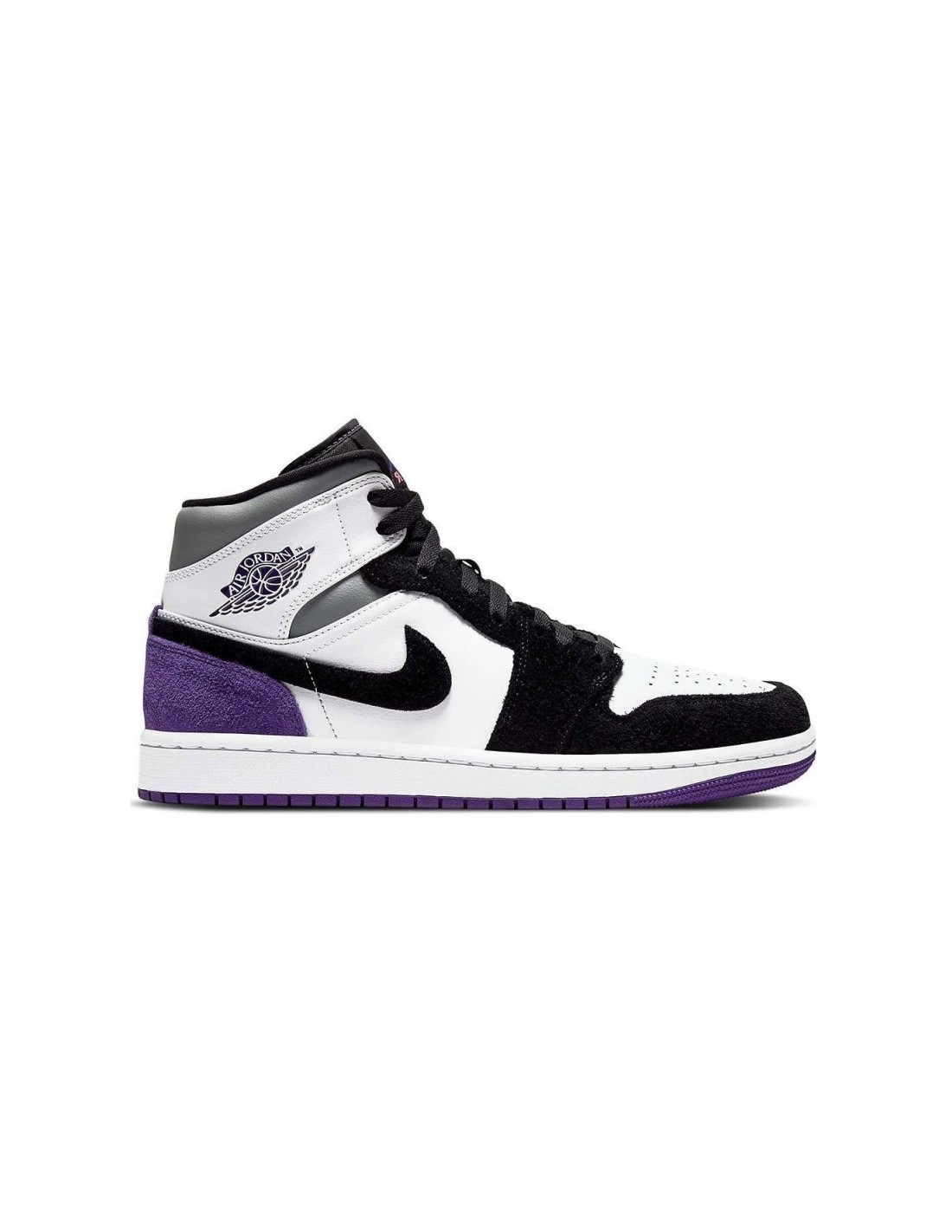 Air Jordan 1 Mid SE Varsity Purple Basketball Shoes 852542105