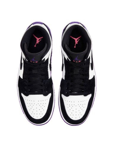 Air Jordan 1 Mid SE Varsity Purple Basketball Shoes 852542105
