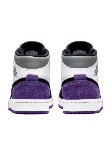 Air Jordan 1 Mid SE Varsity Purple Basketball Shoes 852542105