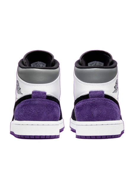 Air Jordan 1 Mid SE Varsity Purple Basketball Shoes 852542105