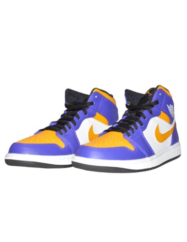 Air Jordan 1 MID Sneakers Los Angeles Lakers LA DQ8426517