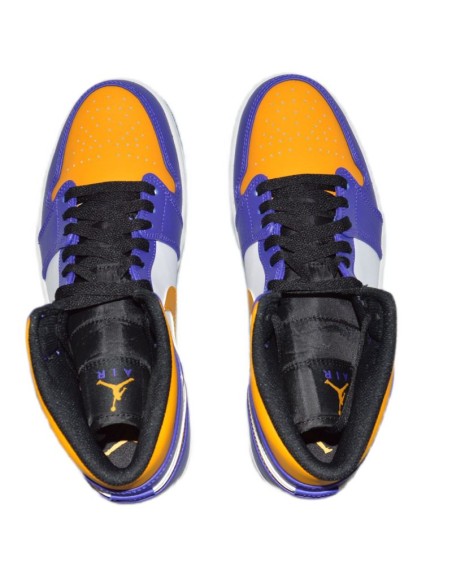 Air Jordan 1 MID Sneakers Los Angeles Lakers LA DQ8426517