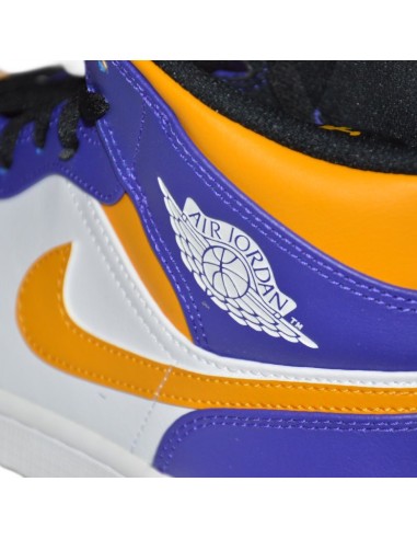 Air Jordan 1 MID Sneakers Los Angeles Lakers LA DQ8426517