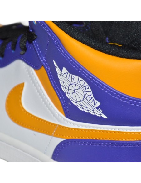 Air Jordan 1 MID Sneakers Los Angeles Lakers LA DQ8426517