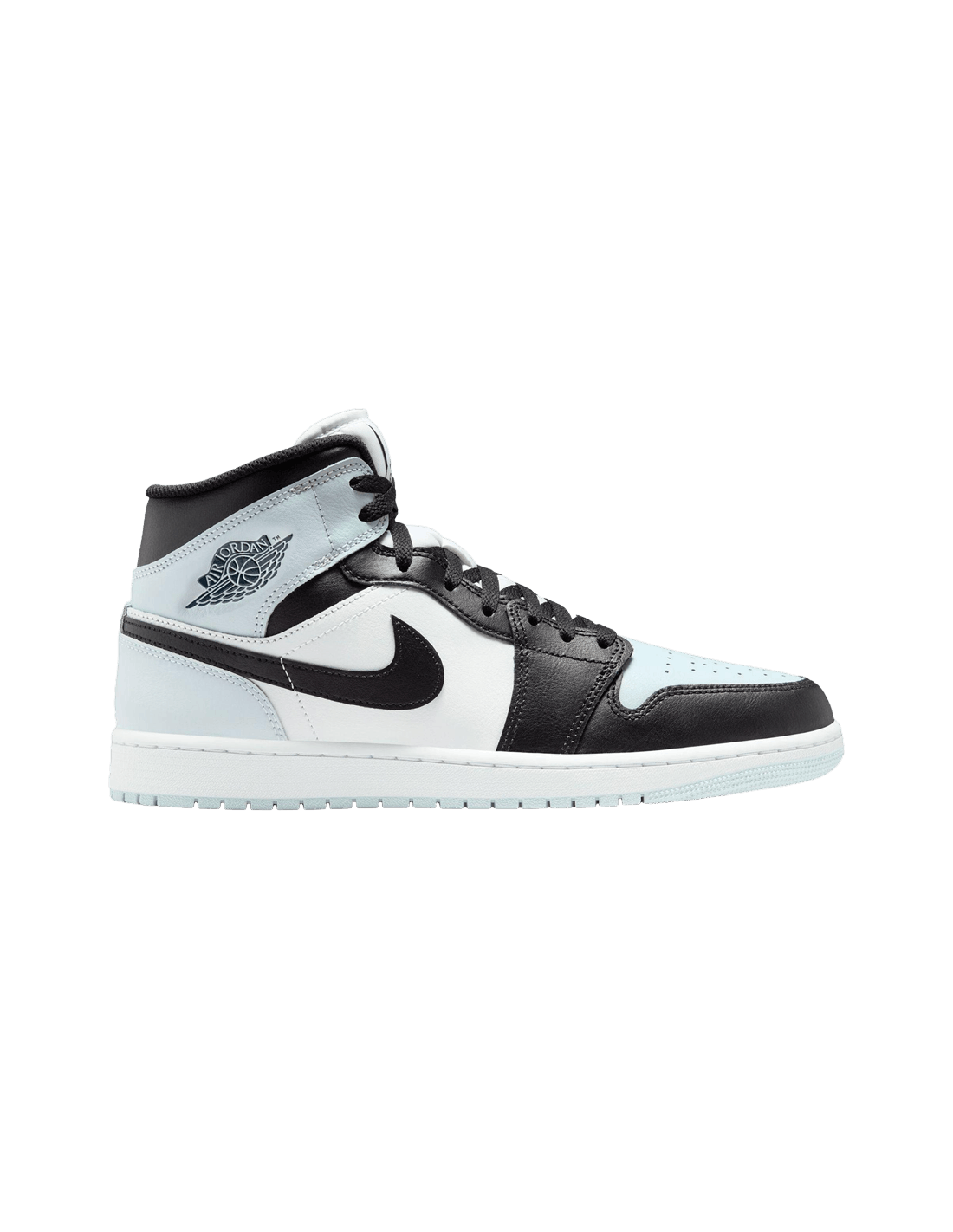 Jordan 1 Mid Black Aura Squadron Blue DQ8426002 MBS