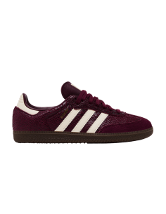 adidas Samba OG Snakeskin Maroon Cream White Women's IH3979 MBS