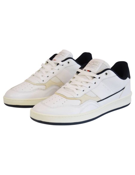 Tommy Hilfiger Retro Court Mix Cupsole Men's Shoes White FM0FM04006 YBR