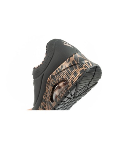 Skechers UnoLoving Love women's sports sneakers fashionable black