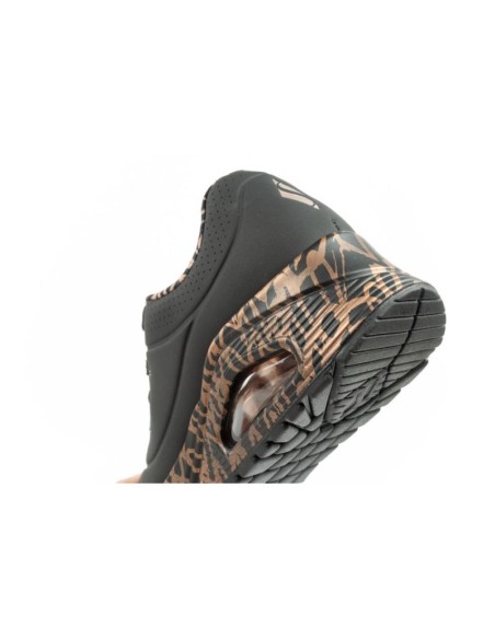 Skechers UnoLoving Love women's sports sneakers fashionable black