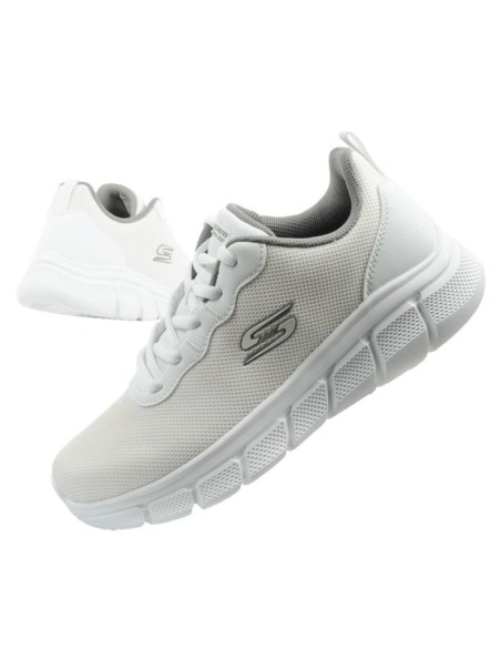 Skechers Bobs B Flex men's sneakers fashionable white