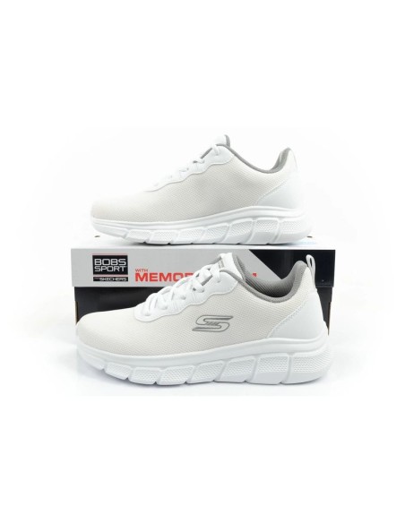 Skechers Bobs B Flex men's sneakers fashionable white