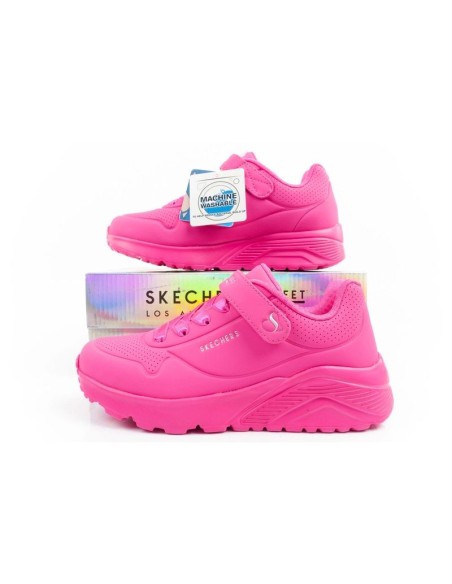 Skechers Uno Lite children's sports sneakers shoes pink comfortable