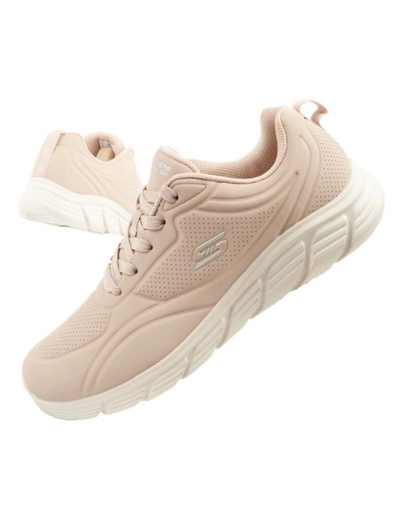 Skechers Bobs B Flex sports shoes sneakers women's fashionable beige
