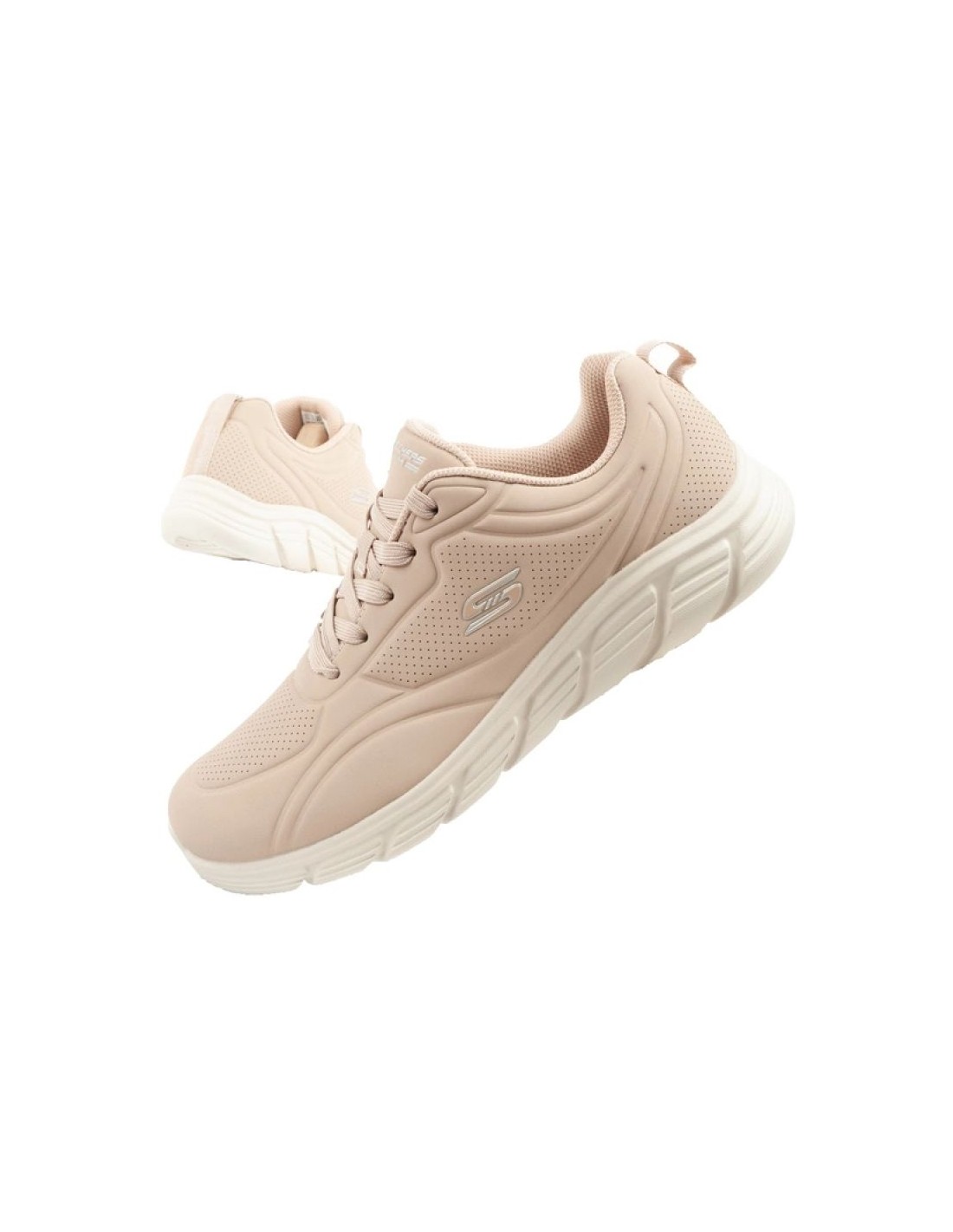 Skechers Bobs B Flex sports shoes sneakers women's fashionable beige