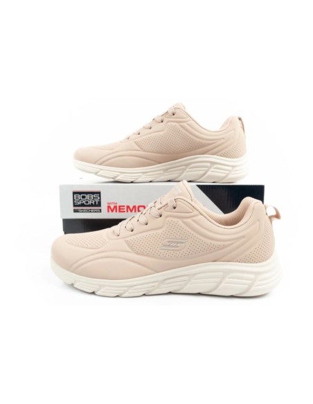 Skechers Bobs B Flex sports shoes sneakers women's fashionable beige