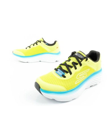 Skechers Max Cushioning Men's Lightweight Lime Running Shoes