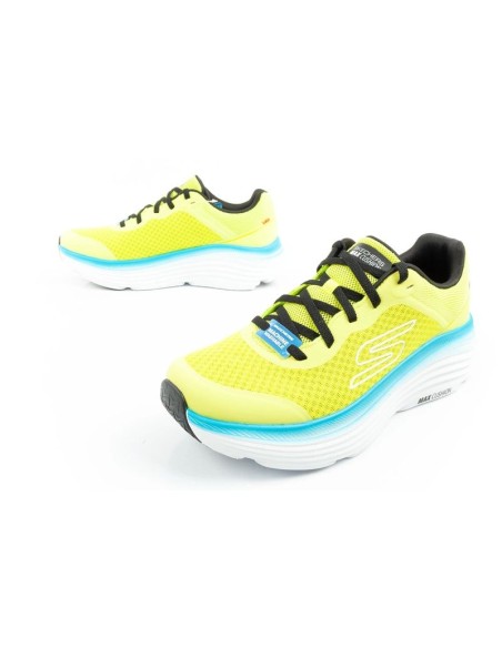 Skechers Max Cushioning Men's Lightweight Lime Running Shoes