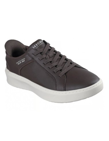 Skechers Slipins Court BreakDouble Vented 183177CHOC Chocolate