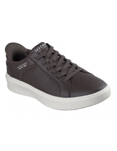 Skechers Slipins Court BreakDouble Vented 183177CHOC Chocolate