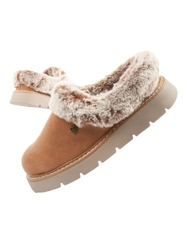 Skechers Cozy Blend slipper shoes for women insulated slipon sneakers