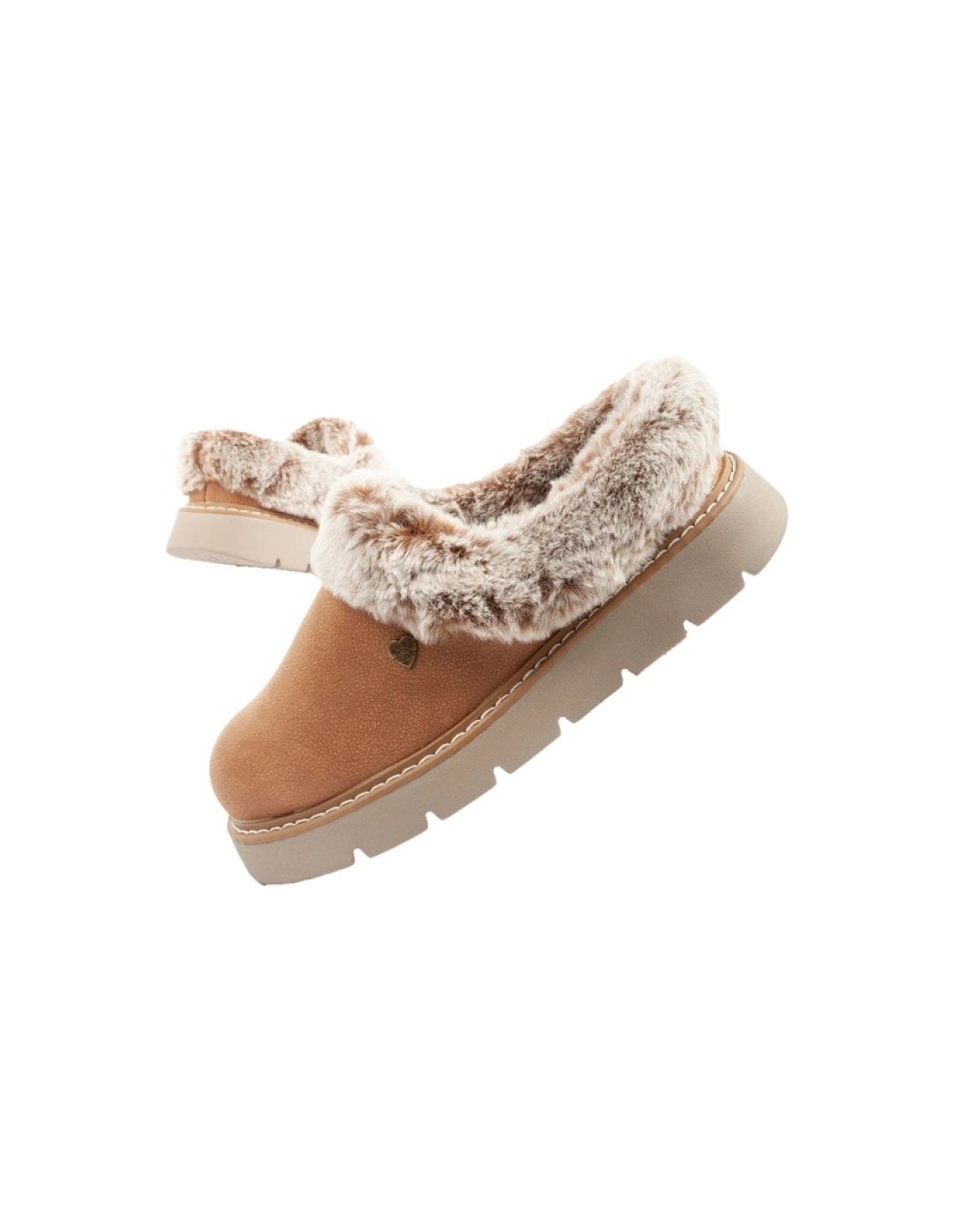 Skechers Cozy Blend slipper shoes for women insulated slipon sneakers