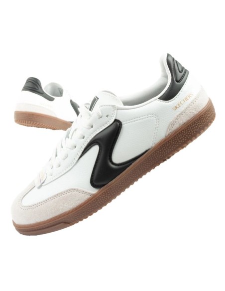 Skechers Kickoff women's sneakers white leather sports shoes