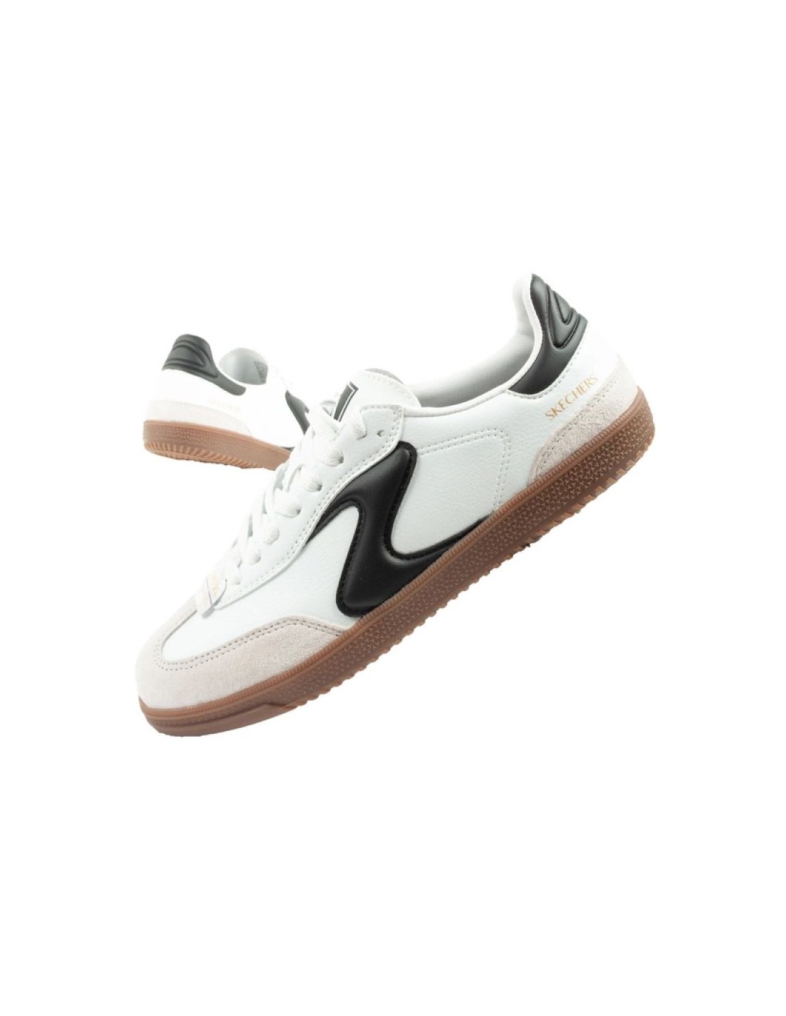 Skechers Kickoff women's sneakers white leather sports shoes