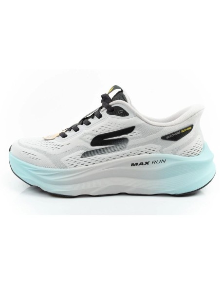 Skechers men's sports shoes sneakers Max Run white SLIPINS