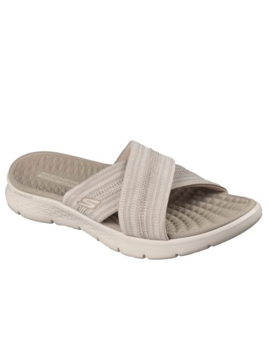 Skechers Women's FlipFlops GO WALK FLEX SANDAL IMPRESSED 141420 DKTP