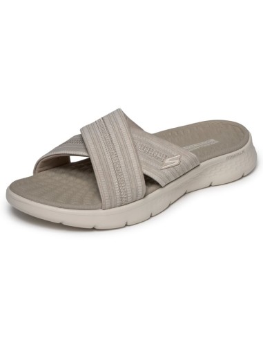 Skechers Women's FlipFlops GO WALK FLEX SANDAL IMPRESSED 141420 DKTP