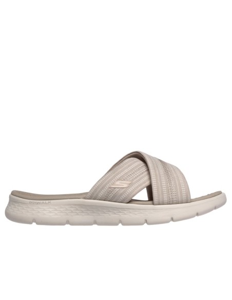 Skechers Women's FlipFlops GO WALK FLEX SANDAL IMPRESSED 141420 DKTP