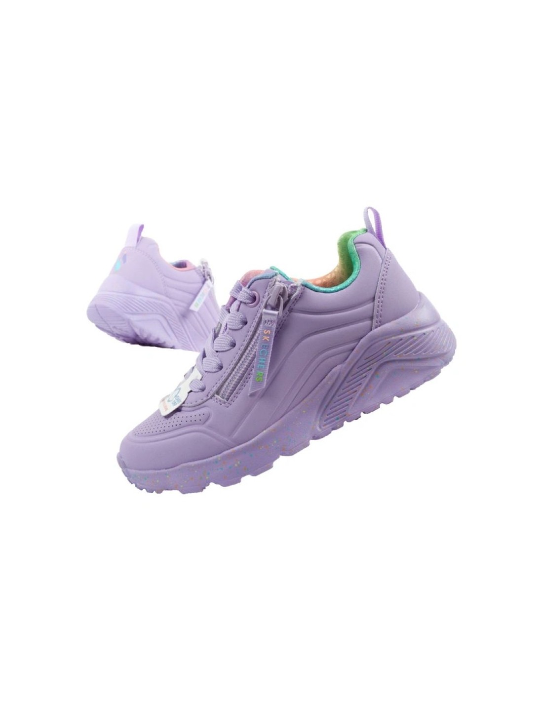 Skechers Uno Lite children's sports sneakers shoes purple comfortable