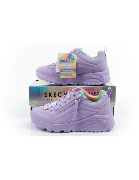 Skechers Uno Lite children's sports sneakers shoes purple comfortable