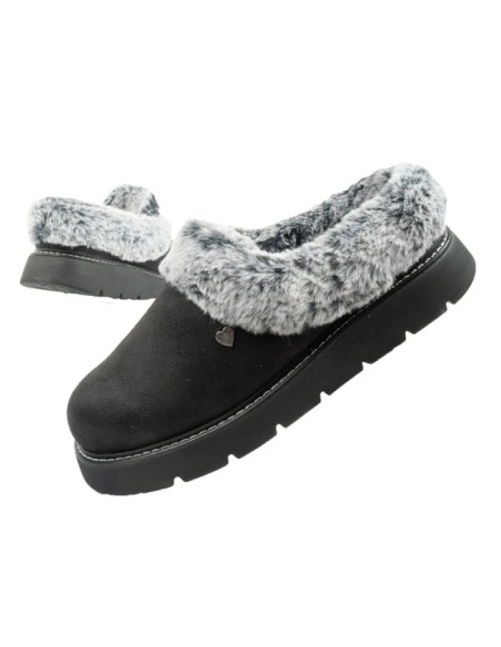 Skechers Cozy Blend slipper shoes for women insulated slipon sneakers