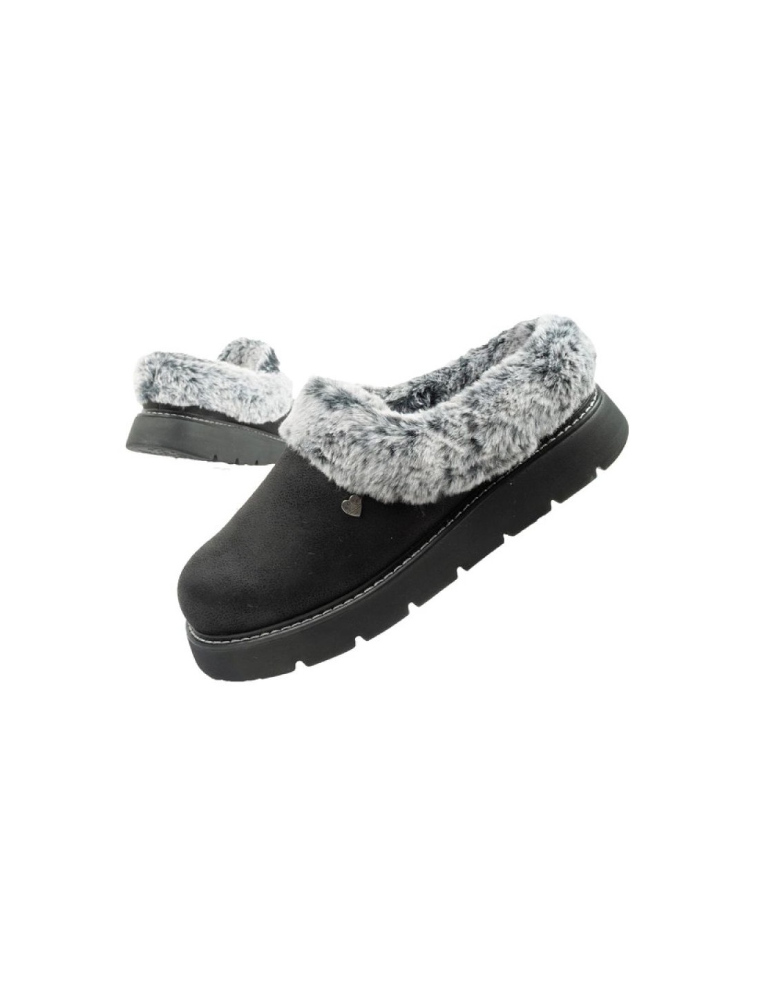 Skechers Cozy Blend slipper shoes for women insulated slipon sneakers