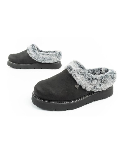 Skechers Cozy Blend slipper shoes for women insulated slipon sneakers