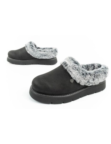 Skechers Cozy Blend slipper shoes for women insulated slipon sneakers