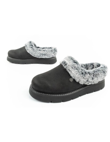 Skechers Cozy Blend slipper shoes for women insulated slipon sneakers
