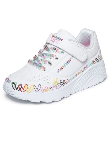 Skechers Kids' UNO LITE HEART CRAZE Sneakers 314091L WMLT