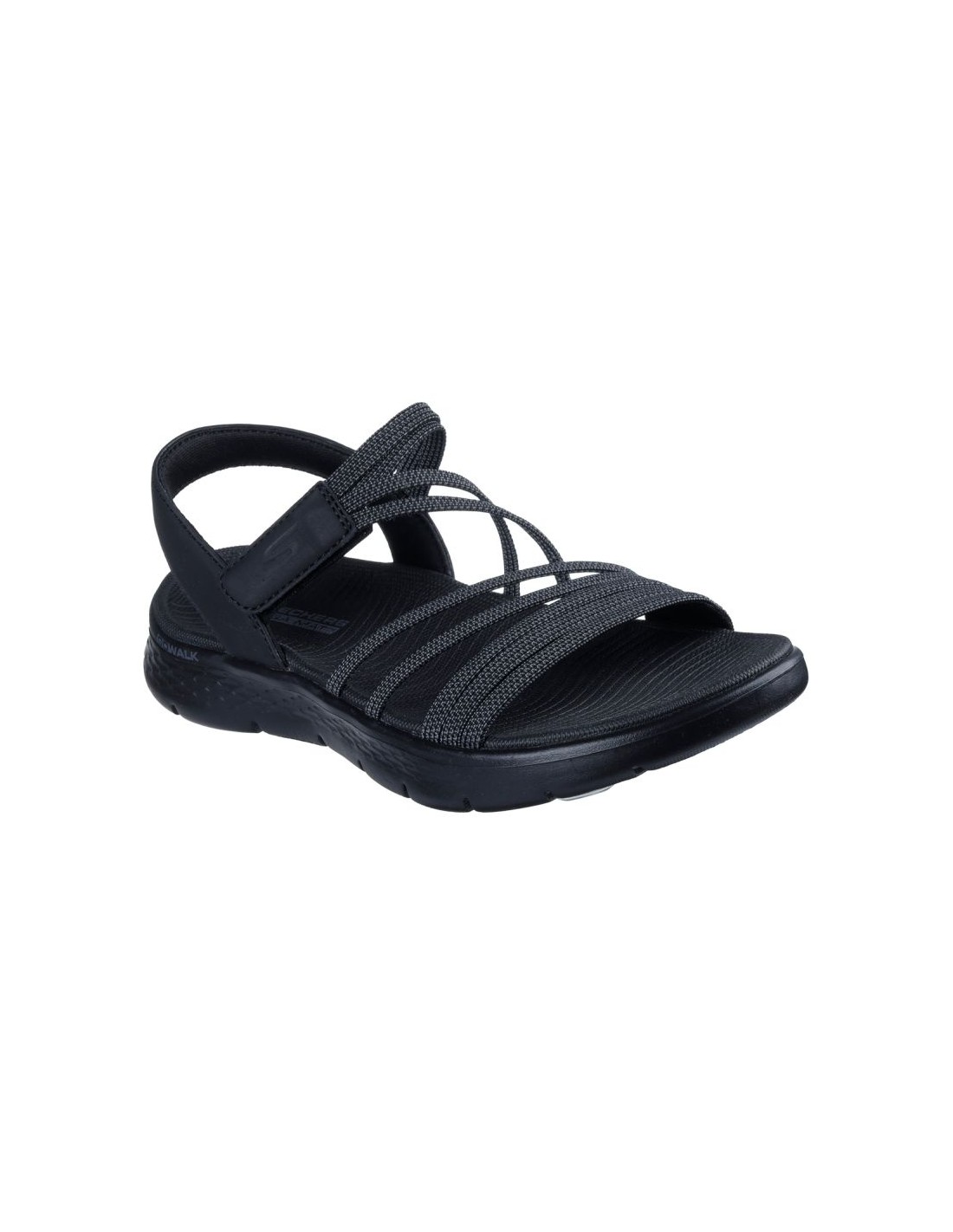 Skechers Women's GO WALK FLEX SANDAL EMMA 141473 BKGY